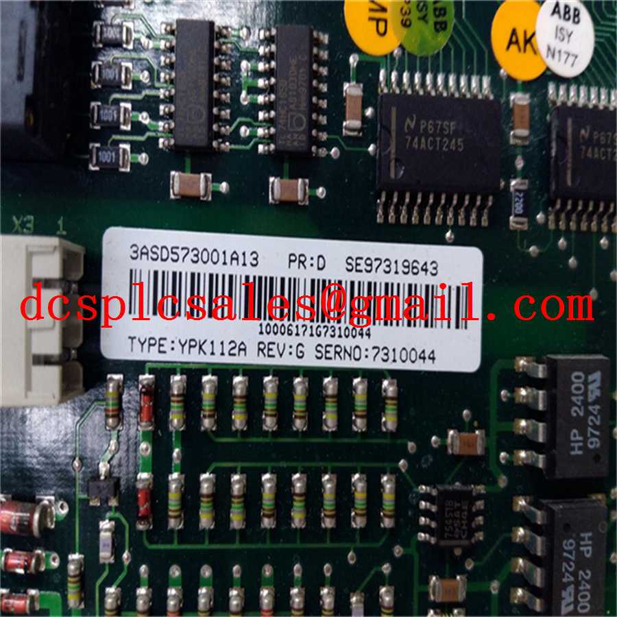 3ASD573001A13 机器人备件/DCS模块/处理器
